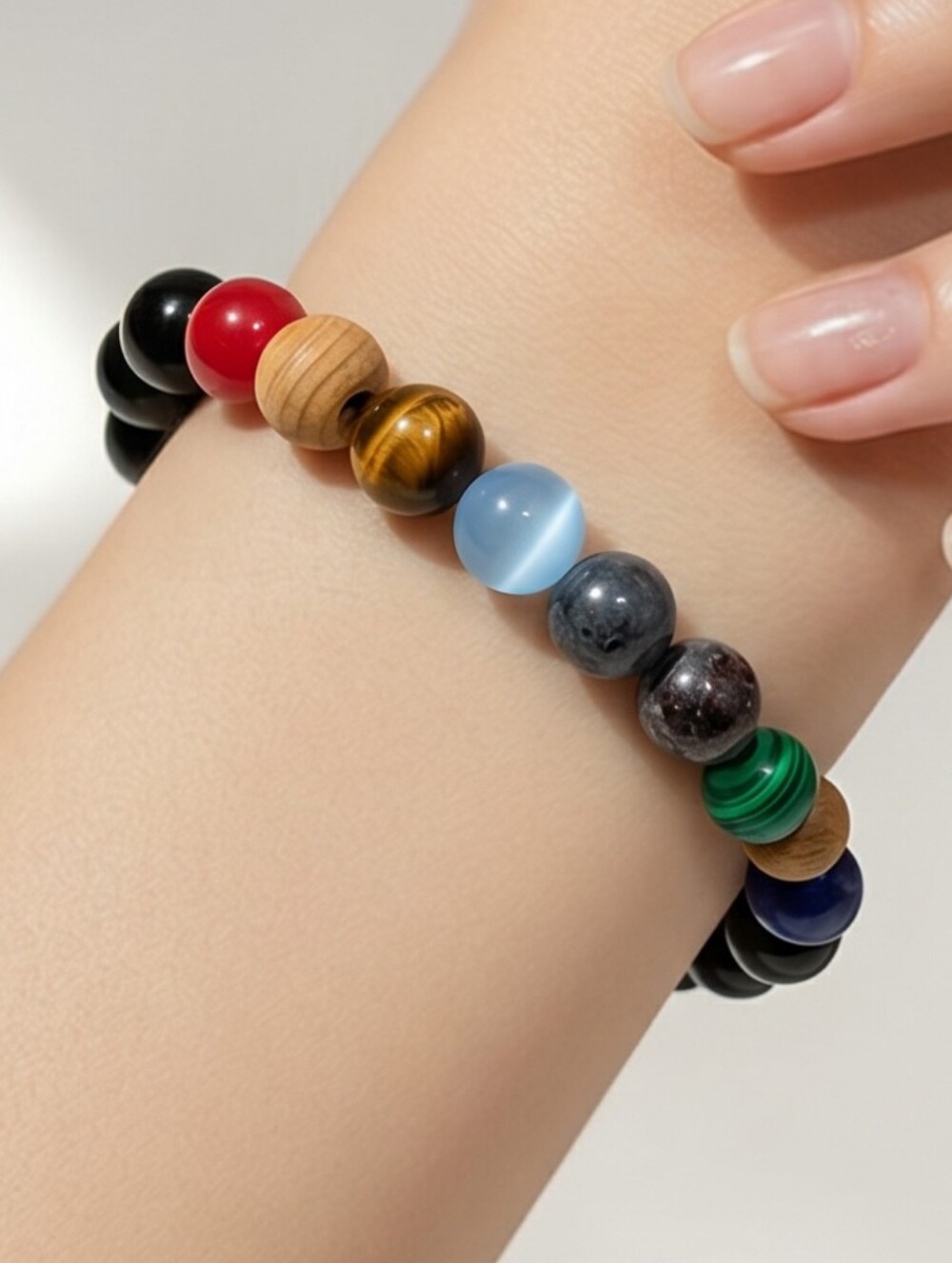 Solar System Planet Bracelet Space Astronomy STEM Beaded Stretch Gift Unisex New